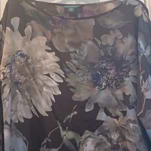 Silk floral Ralph Lauren blouse!